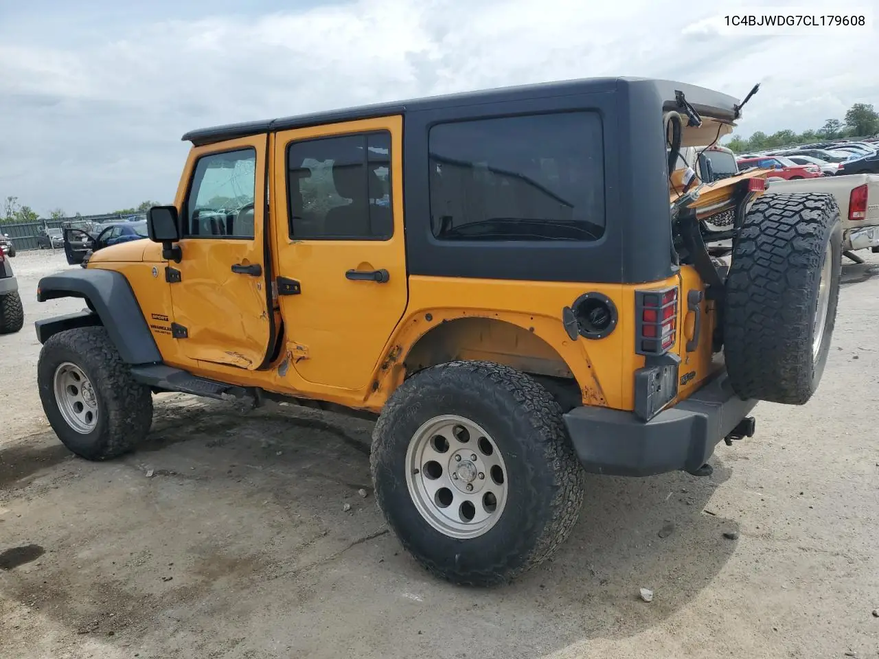 2012 Jeep Wrangler Unlimited Sport VIN: 1C4BJWDG7CL179608 Lot: 55136025