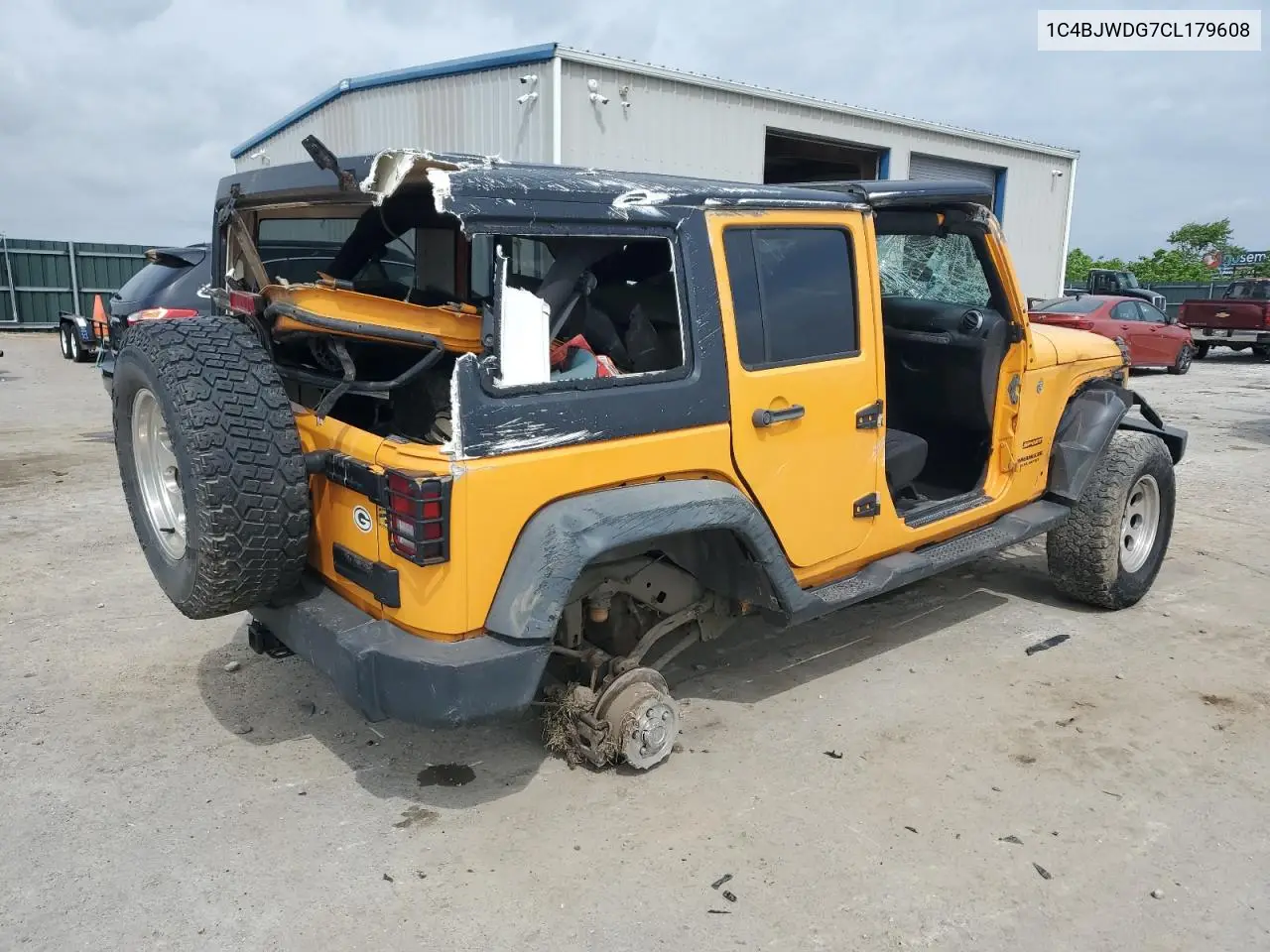 2012 Jeep Wrangler Unlimited Sport VIN: 1C4BJWDG7CL179608 Lot: 55136025