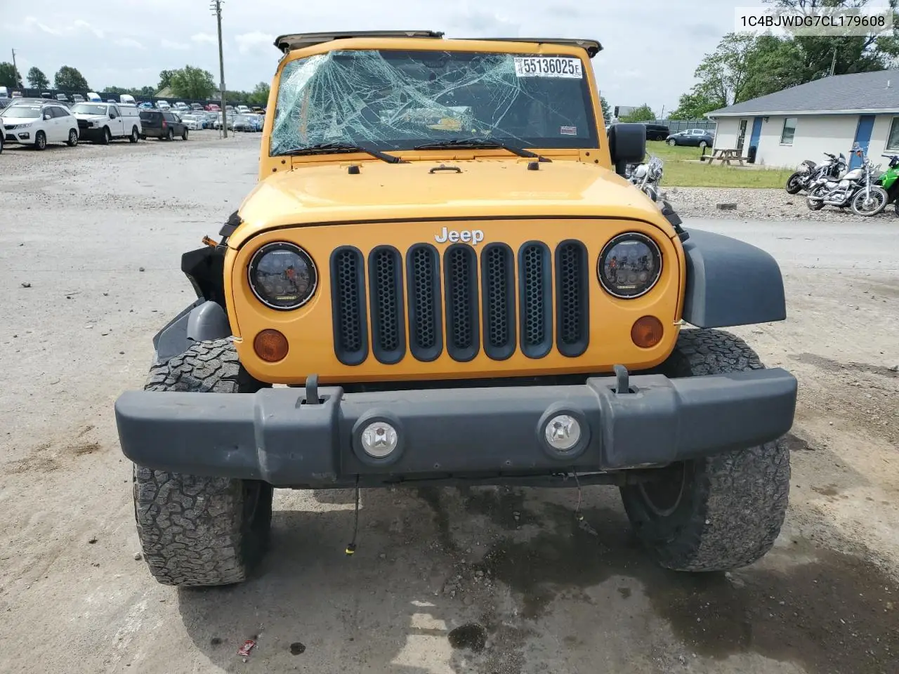 2012 Jeep Wrangler Unlimited Sport VIN: 1C4BJWDG7CL179608 Lot: 55136025