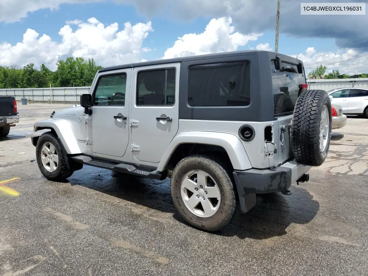 2012 Jeep Wrangler Unlimited Sahara VIN: 1C4BJWEGXCL196031 Lot: 55803235