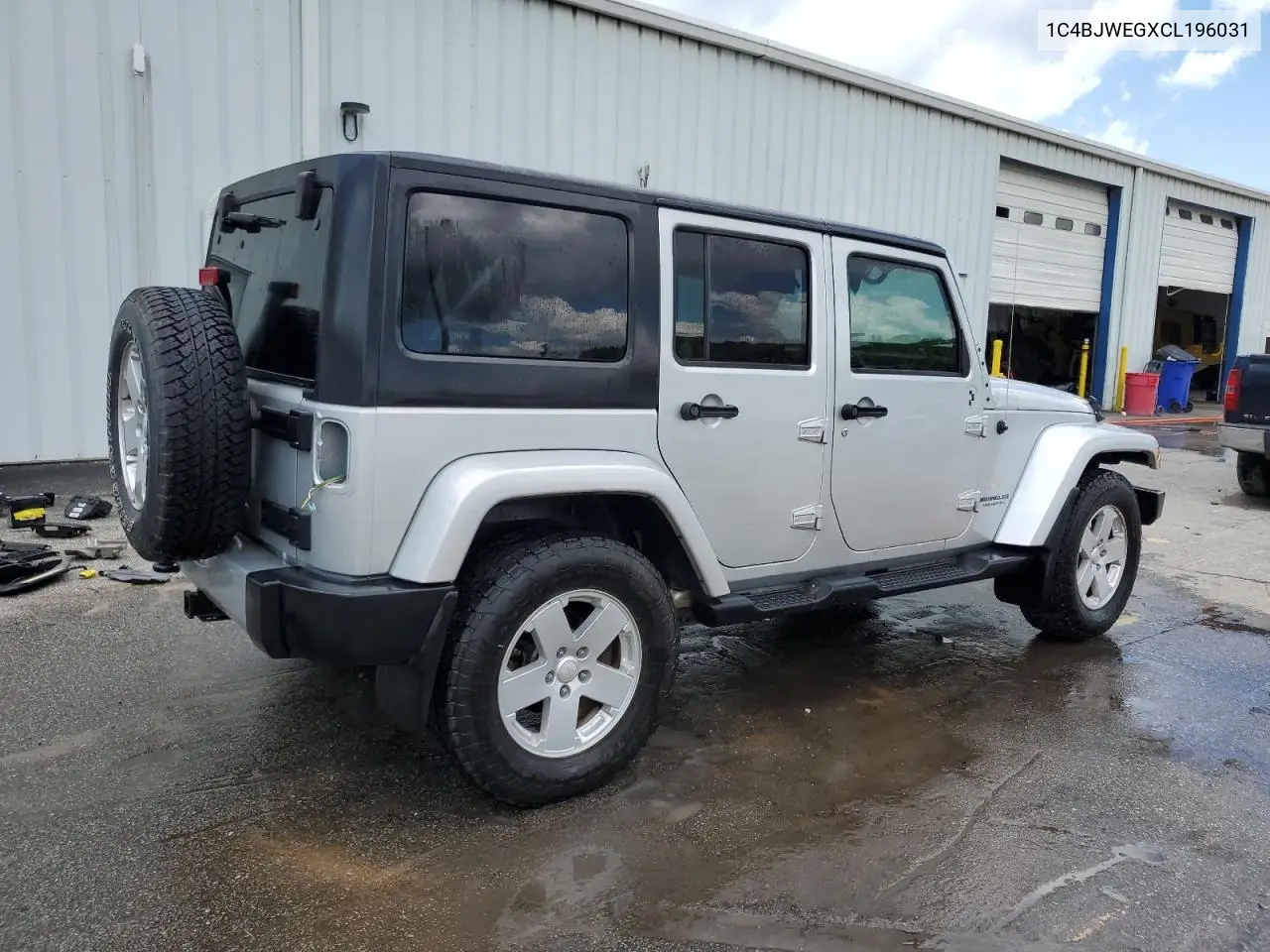 2012 Jeep Wrangler Unlimited Sahara VIN: 1C4BJWEGXCL196031 Lot: 55803235
