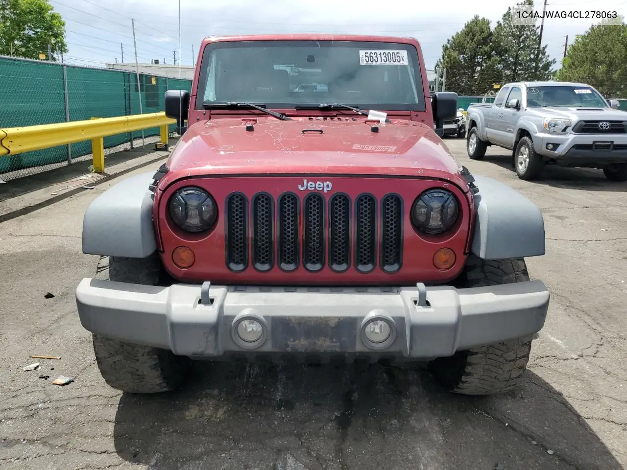 2012 Jeep Wrangler Sport VIN: 1C4AJWAG4CL278063 Lot: 56313005