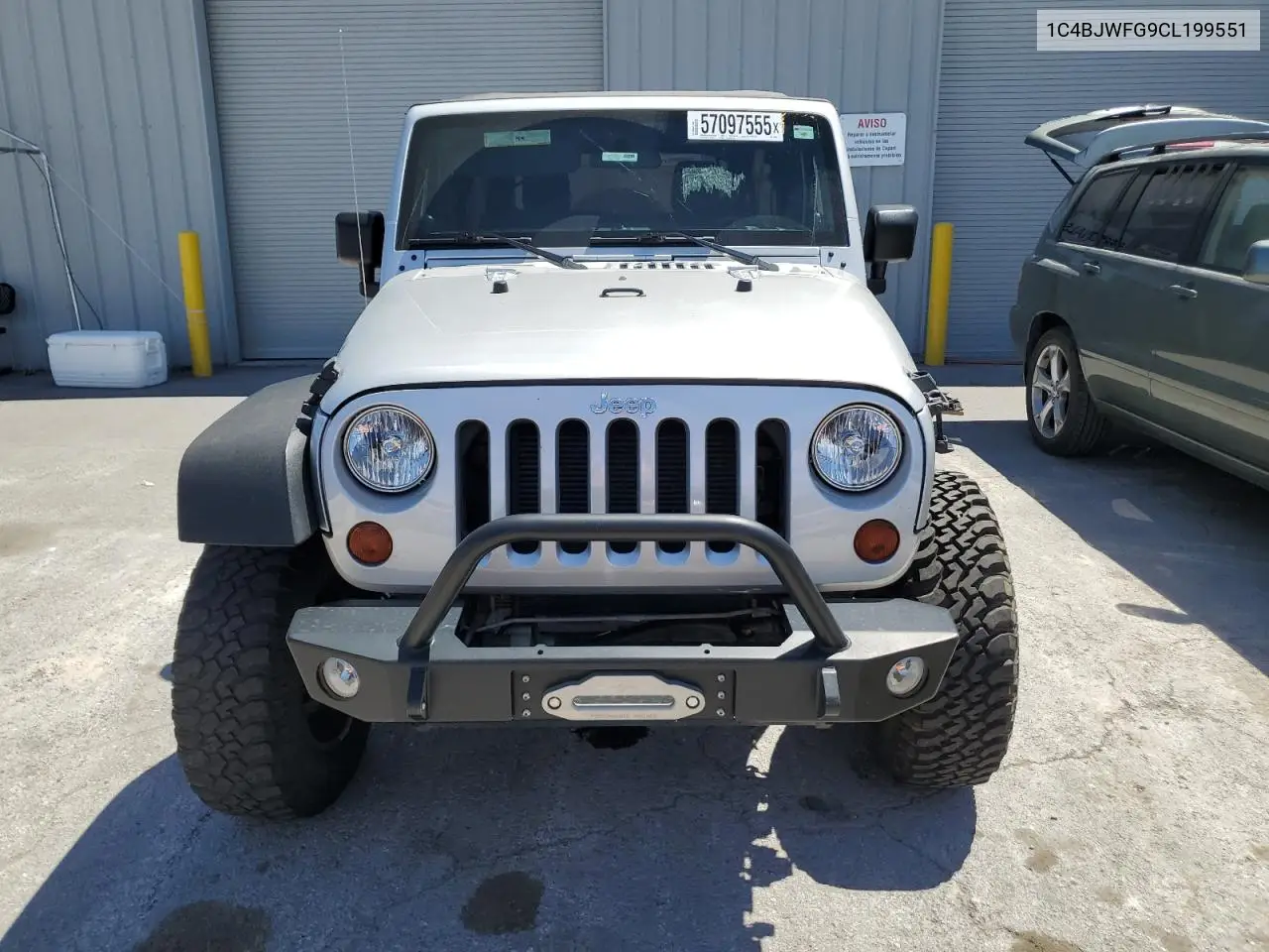 2012 Jeep Wrangler Unlimited Rubicon VIN: 1C4BJWFG9CL199551 Lot: 57097555