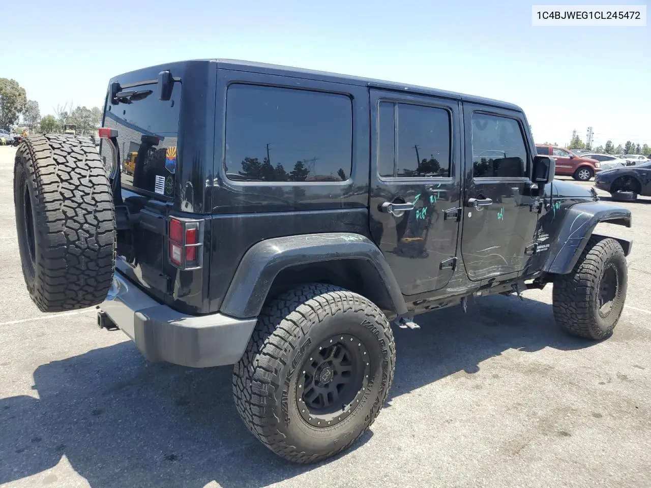 2012 Jeep Wrangler Unlimited Sahara VIN: 1C4BJWEG1CL245472 Lot: 57261655