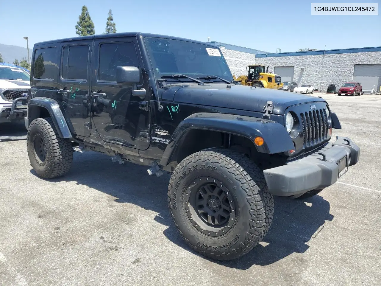 2012 Jeep Wrangler Unlimited Sahara VIN: 1C4BJWEG1CL245472 Lot: 57261655