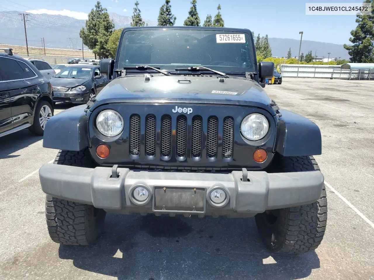 2012 Jeep Wrangler Unlimited Sahara VIN: 1C4BJWEG1CL245472 Lot: 57261655