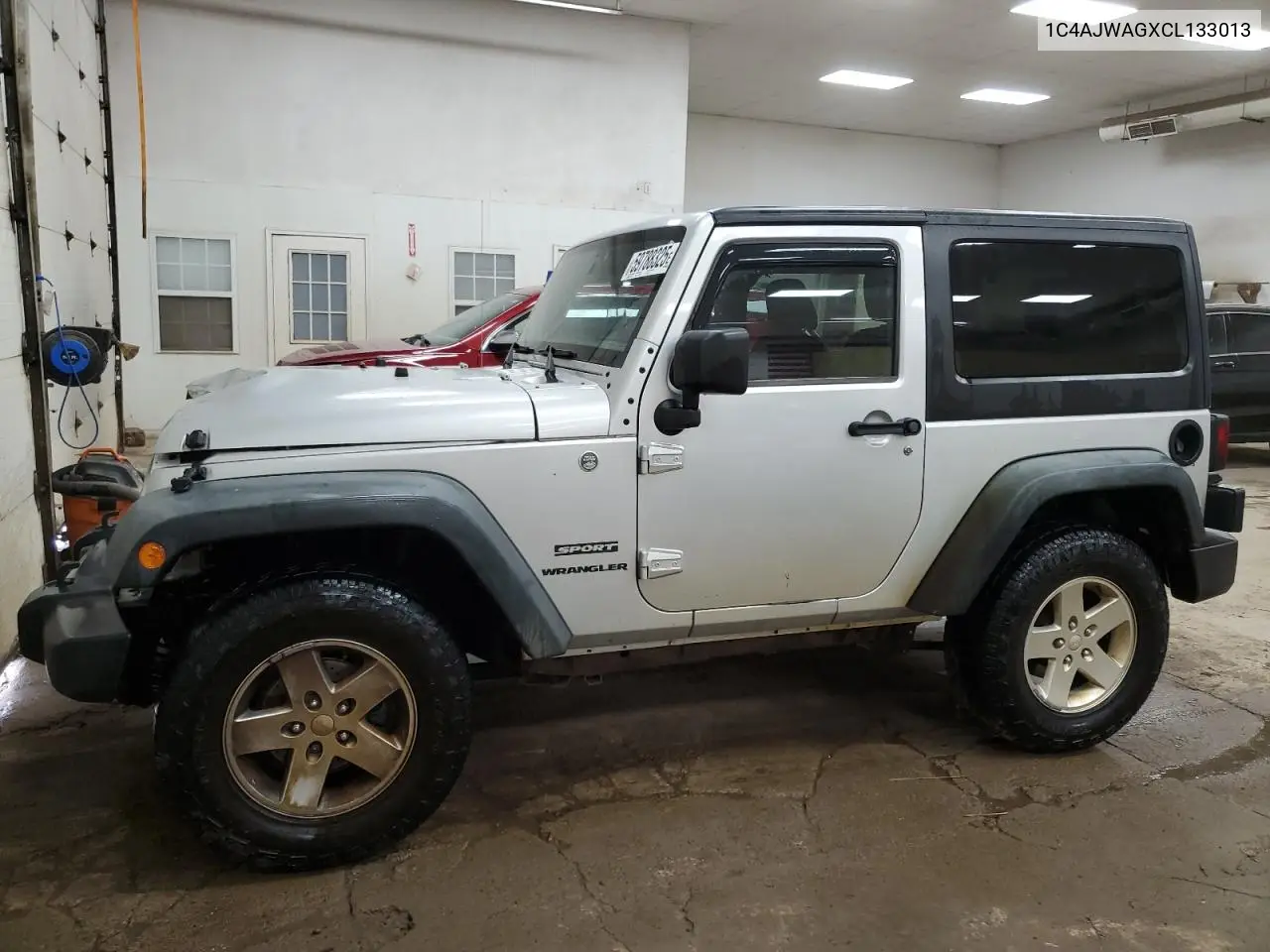2012 Jeep Wrangler Sport VIN: 1C4AJWAGXCL133013 Lot: 59788325