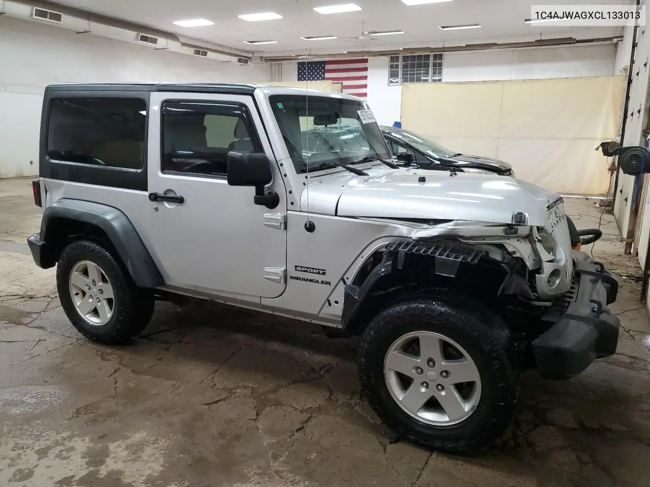 2012 Jeep Wrangler Sport VIN: 1C4AJWAGXCL133013 Lot: 59788325