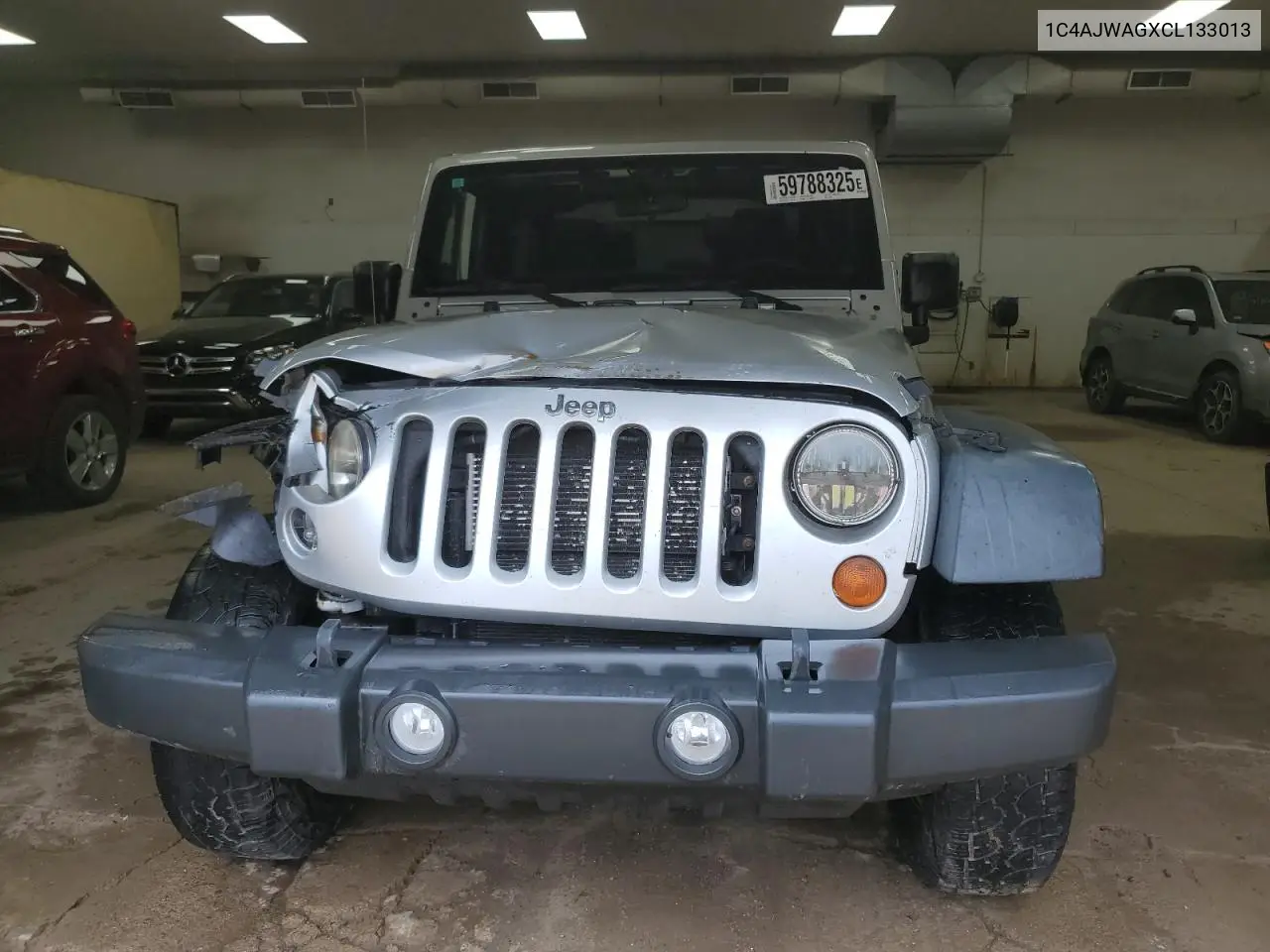 2012 Jeep Wrangler Sport VIN: 1C4AJWAGXCL133013 Lot: 59788325