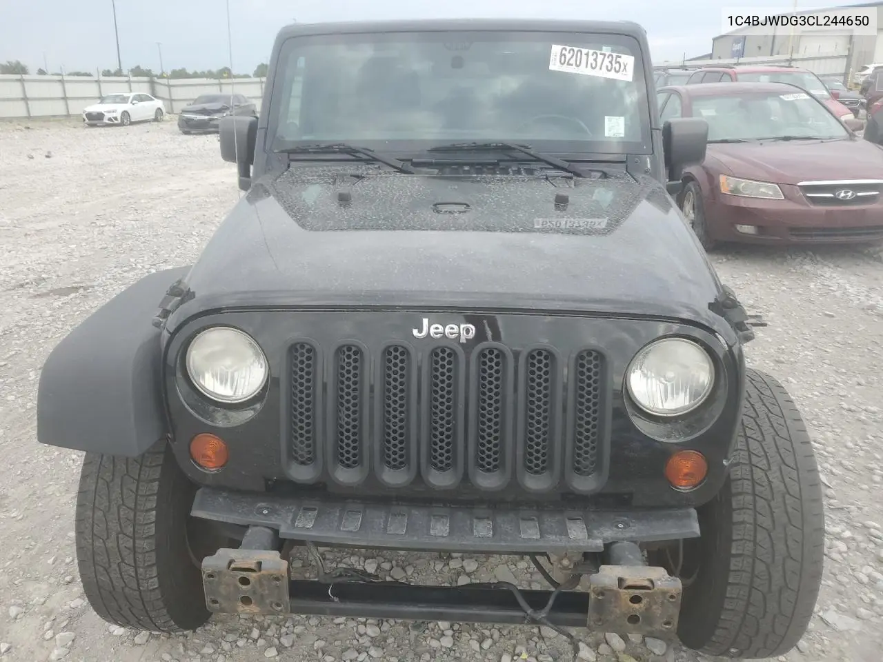 2012 Jeep Wrangler Unlimited Sport VIN: 1C4BJWDG3CL244650 Lot: 62013735