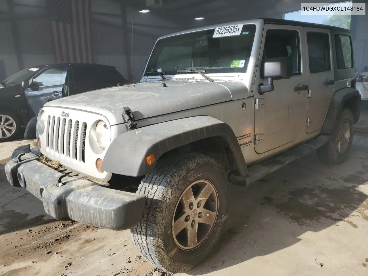 2012 Jeep Wrangler Unlimited Sport VIN: 1C4HJWDGXCL148184 Lot: 62256535