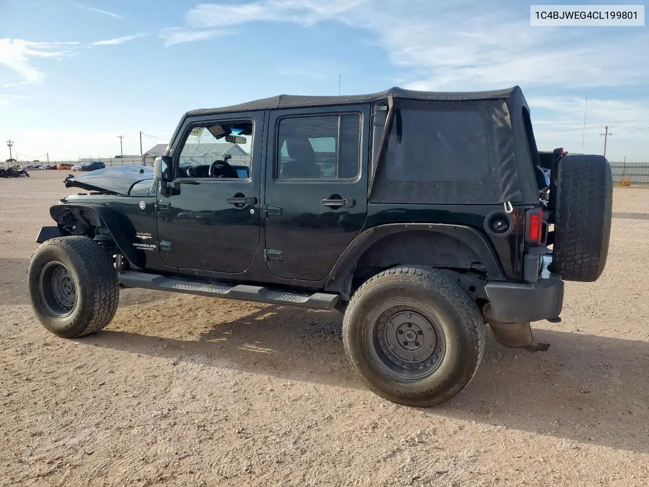 2012 Jeep Wrangler Unlimited Sahara VIN: 1C4BJWEG4CL199801 Lot: 62294235