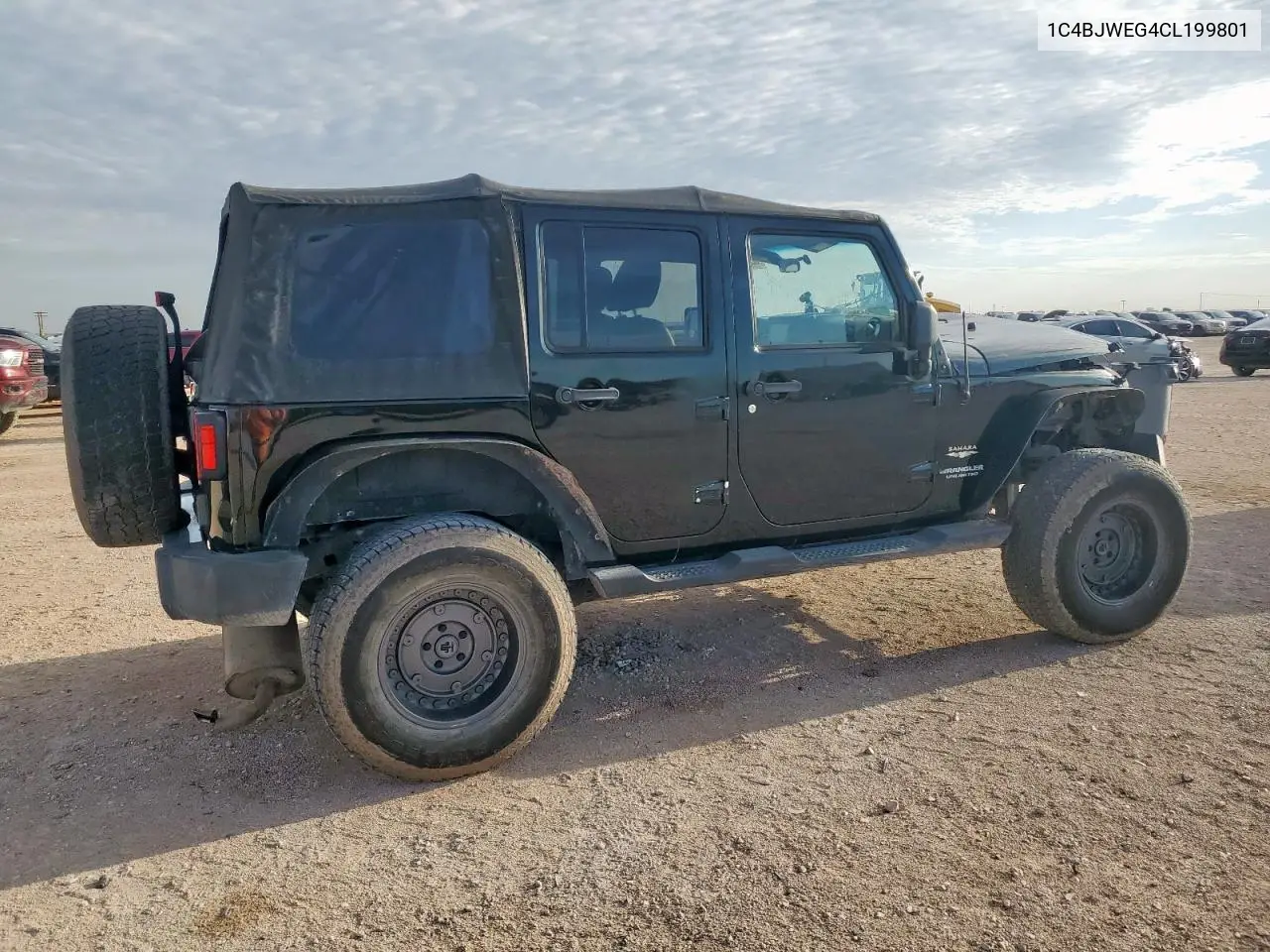 2012 Jeep Wrangler Unlimited Sahara VIN: 1C4BJWEG4CL199801 Lot: 62294235