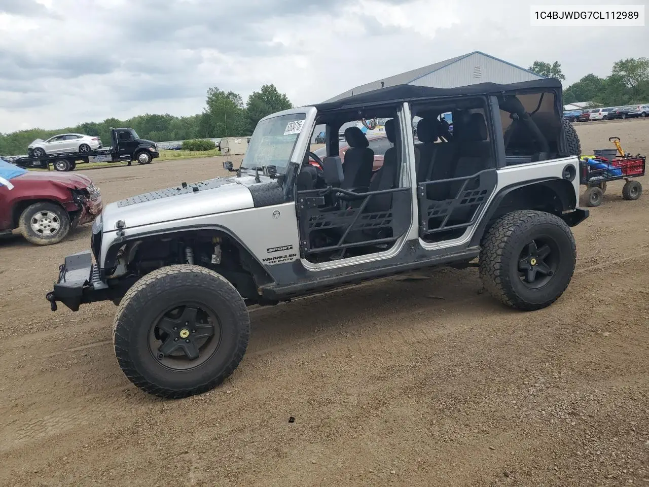 2012 Jeep Wrangler Unlimited Sport VIN: 1C4BJWDG7CL112989 Lot: 62634715