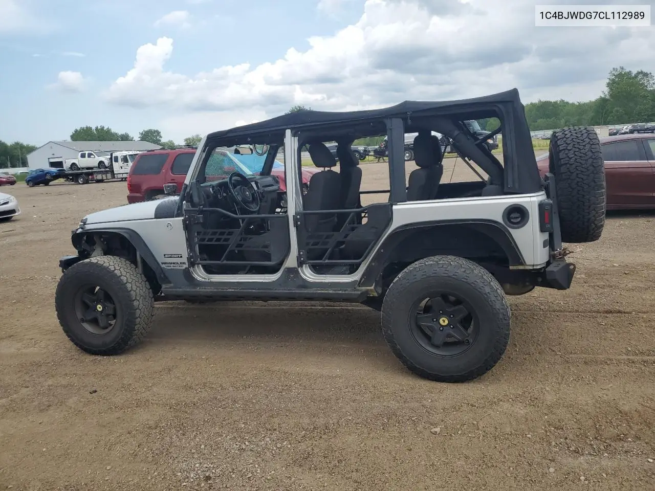 2012 Jeep Wrangler Unlimited Sport VIN: 1C4BJWDG7CL112989 Lot: 62634715