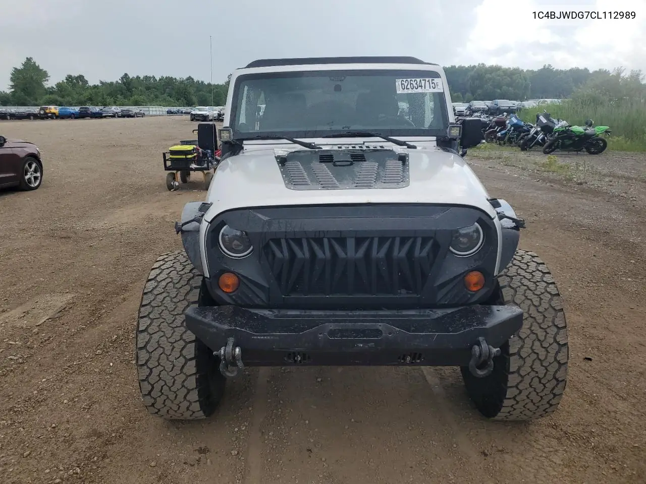 2012 Jeep Wrangler Unlimited Sport VIN: 1C4BJWDG7CL112989 Lot: 62634715