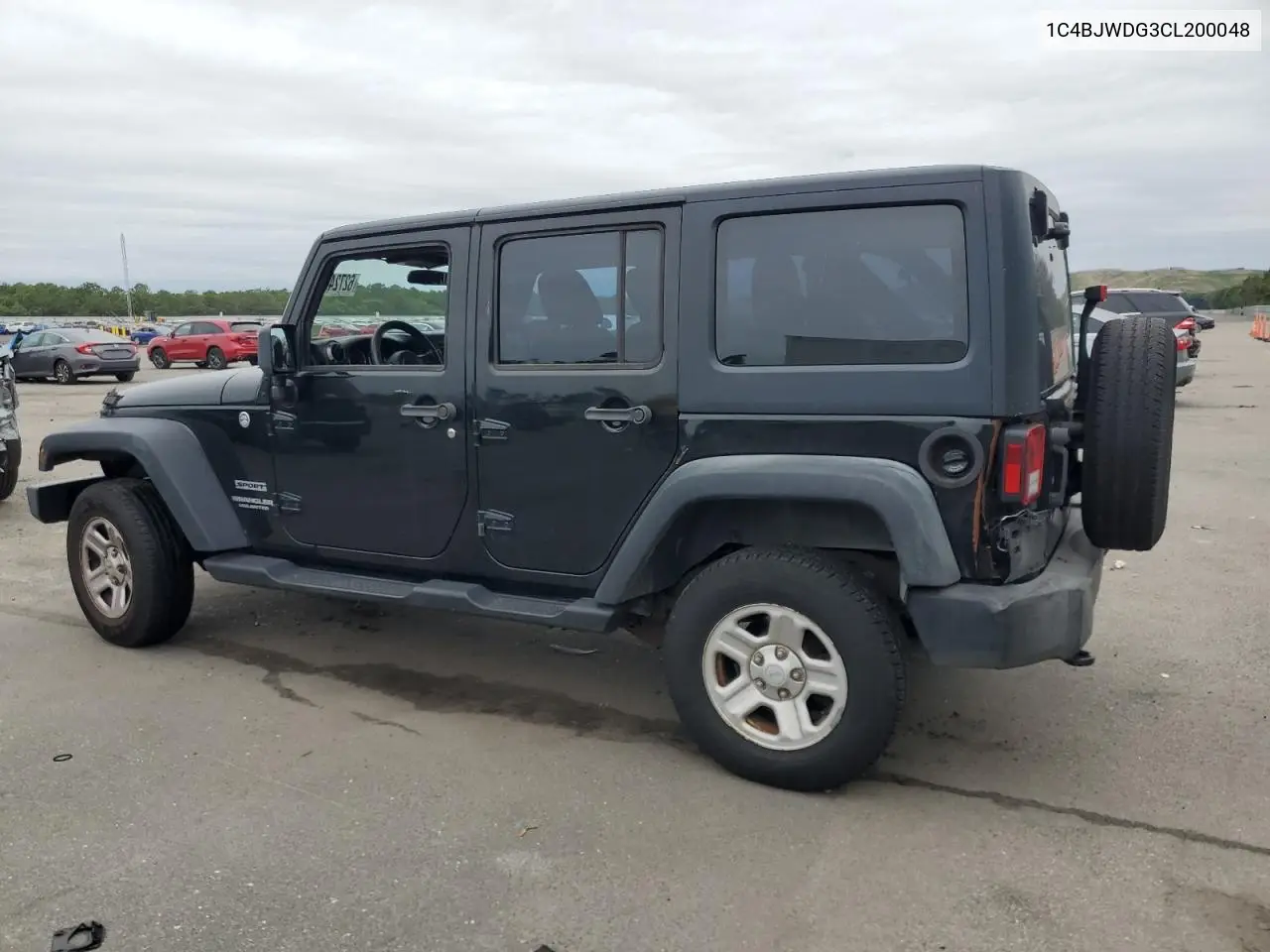 2012 Jeep Wrangler Unlimited Sport VIN: 1C4BJWDG3CL200048 Lot: 62724985