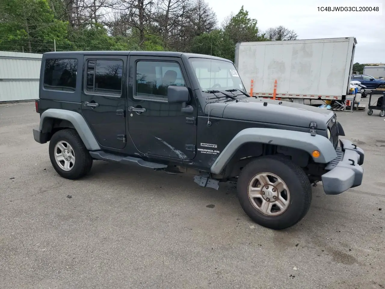 2012 Jeep Wrangler Unlimited Sport VIN: 1C4BJWDG3CL200048 Lot: 62724985
