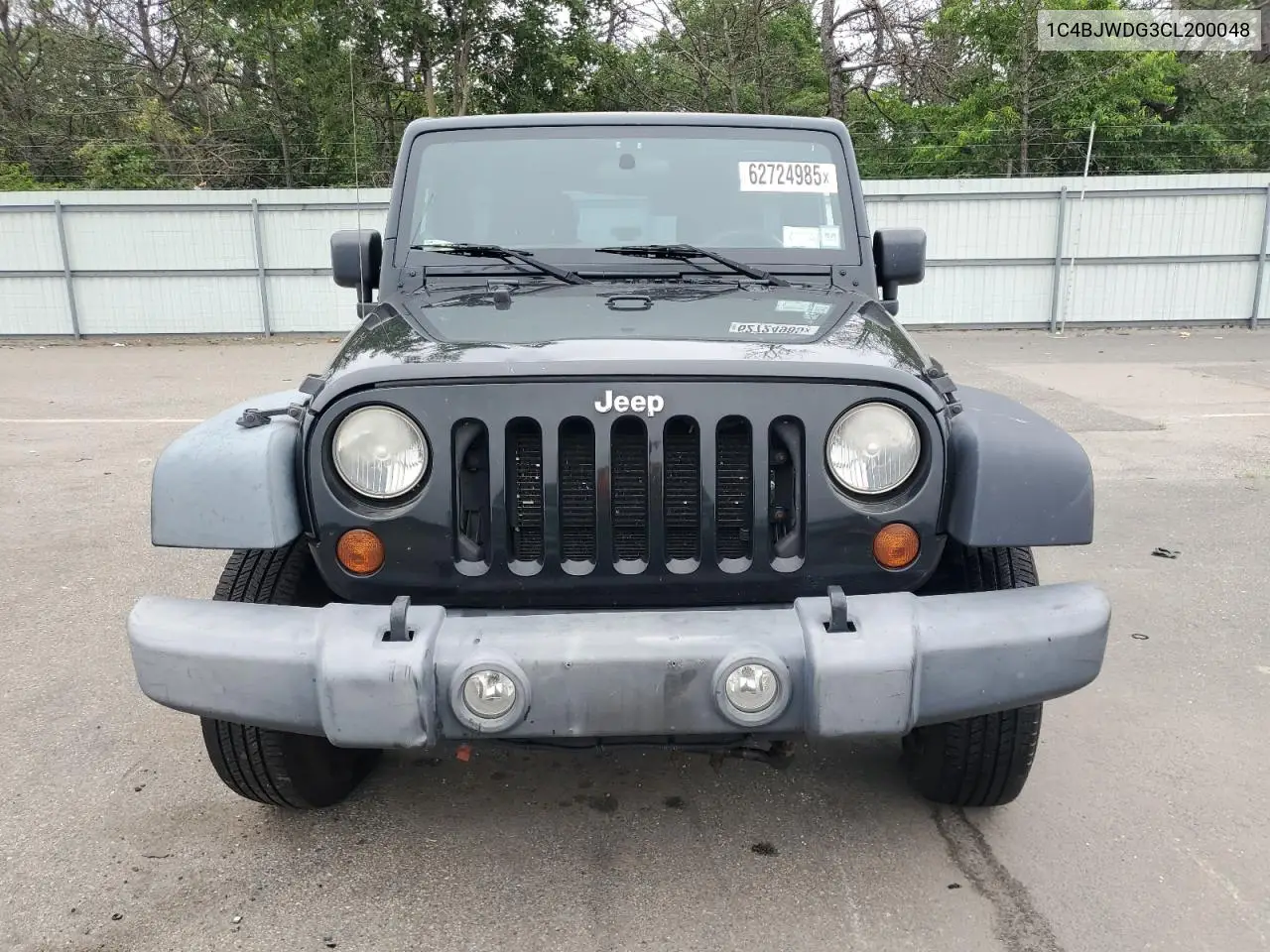 2012 Jeep Wrangler Unlimited Sport VIN: 1C4BJWDG3CL200048 Lot: 62724985