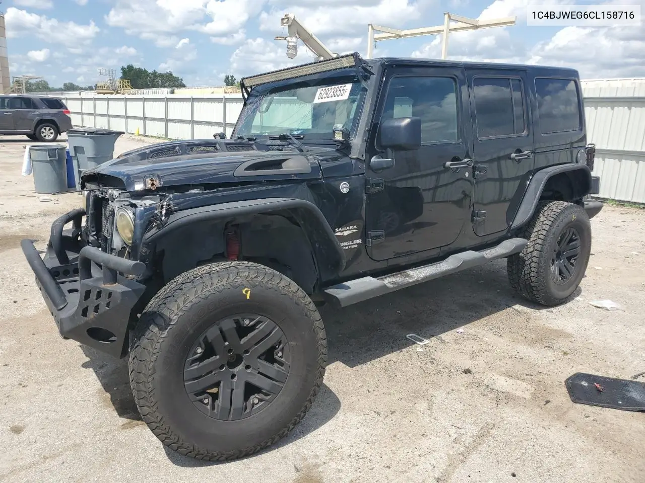 2012 Jeep Wrangler Unlimited Sahara VIN: 1C4BJWEG6CL158716 Lot: 62923855
