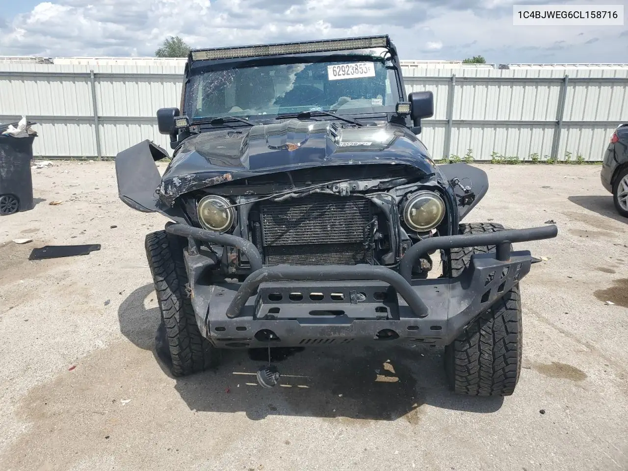 2012 Jeep Wrangler Unlimited Sahara VIN: 1C4BJWEG6CL158716 Lot: 62923855