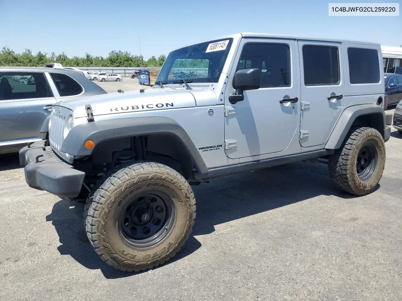 2012 Jeep Wrangler Unlimited Rubicon VIN: 1C4BJWFG2CL259220 Lot: 63081145