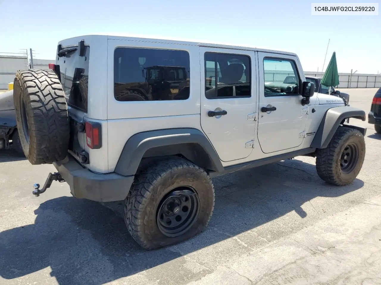 2012 Jeep Wrangler Unlimited Rubicon VIN: 1C4BJWFG2CL259220 Lot: 63081145