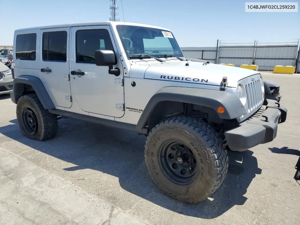 2012 Jeep Wrangler Unlimited Rubicon VIN: 1C4BJWFG2CL259220 Lot: 63081145