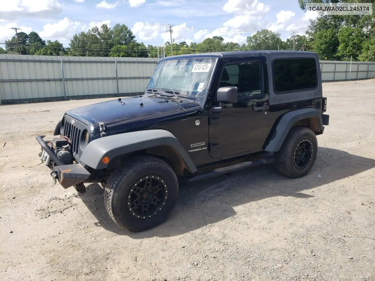 2012 Jeep Wrangler Sport VIN: 1C4AJWAG2CL245174 Lot: 63161425