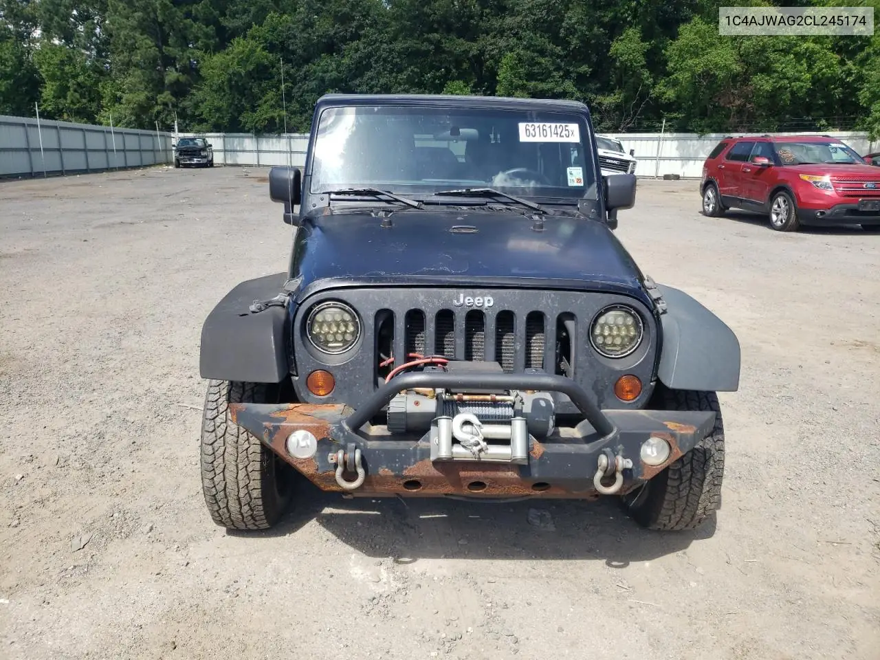 2012 Jeep Wrangler Sport VIN: 1C4AJWAG2CL245174 Lot: 63161425