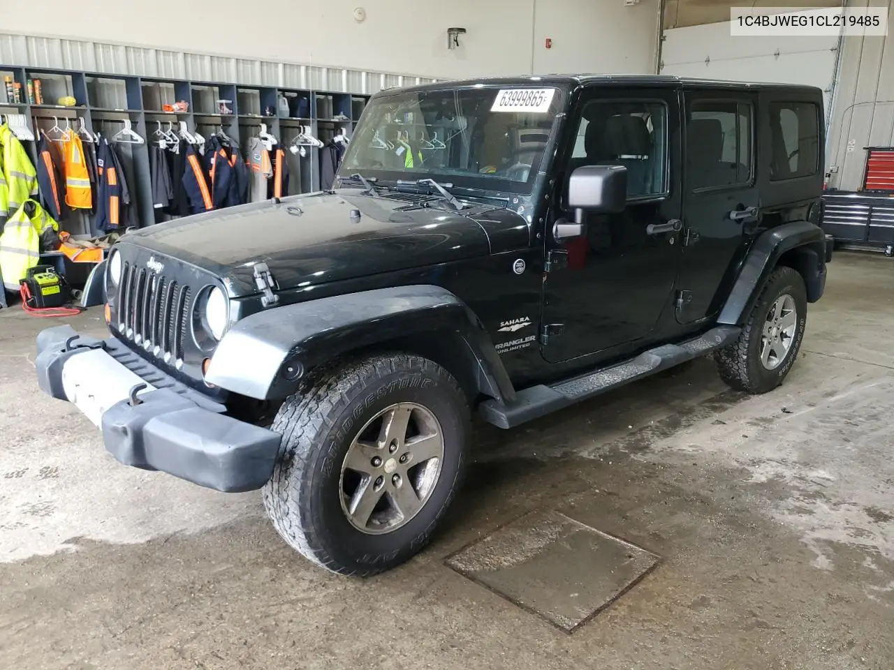 2012 Jeep Wrangler Unlimited Sahara VIN: 1C4BJWEG1CL219485 Lot: 63999865