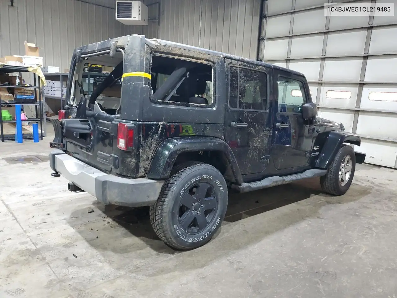 2012 Jeep Wrangler Unlimited Sahara VIN: 1C4BJWEG1CL219485 Lot: 63999865