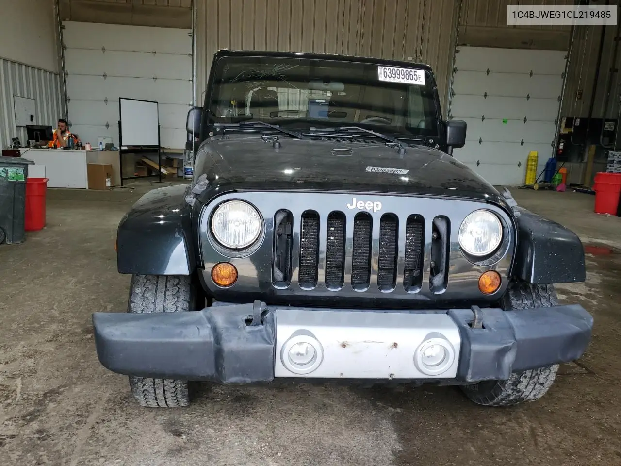 2012 Jeep Wrangler Unlimited Sahara VIN: 1C4BJWEG1CL219485 Lot: 63999865
