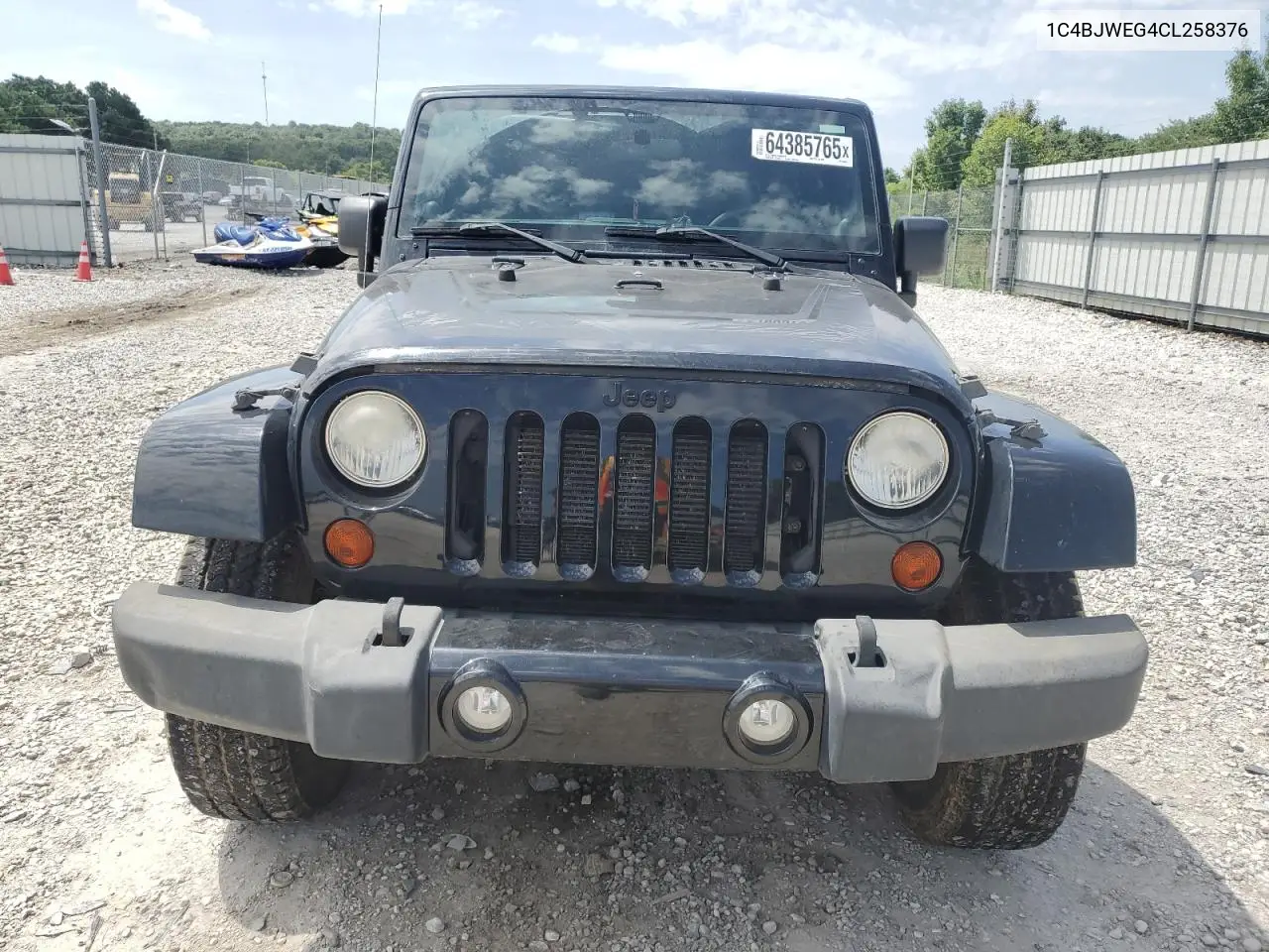 2012 Jeep Wrangler Unlimited Sahara VIN: 1C4BJWEG4CL258376 Lot: 64385765
