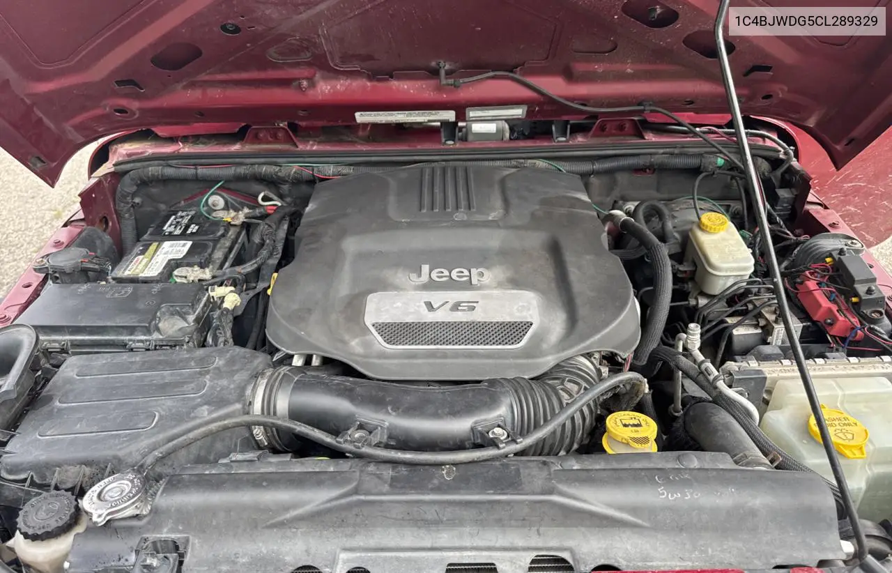 2012 Jeep Wrangler Unlimited Sport VIN: 1C4BJWDG5CL289329 Lot: 65816775