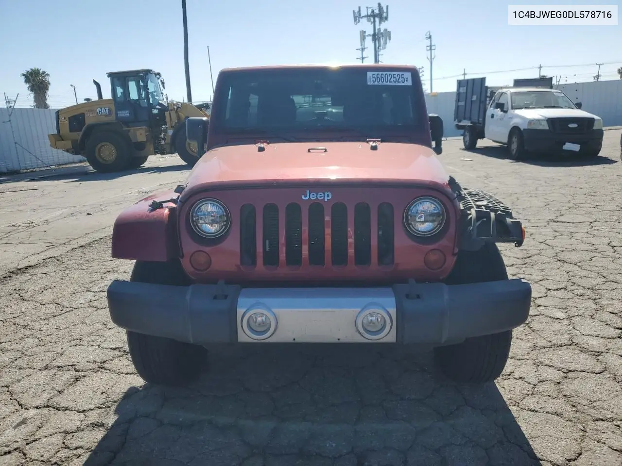2013 Jeep Wrangler Unlimited Sahara VIN: 1C4BJWEG0DL578716 Lot: 56602525
