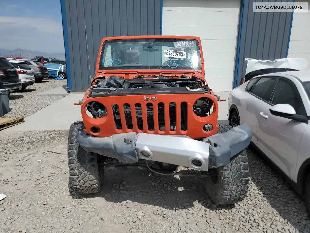2013 Jeep Wrangler Sahara VIN: 1C4AJWBG9DL560781 Lot: 61980265