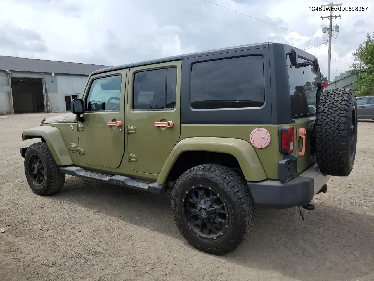 2013 Jeep Wrangler Unlimited Sahara VIN: 1C4BJWEG0DL698967 Lot: 62755435
