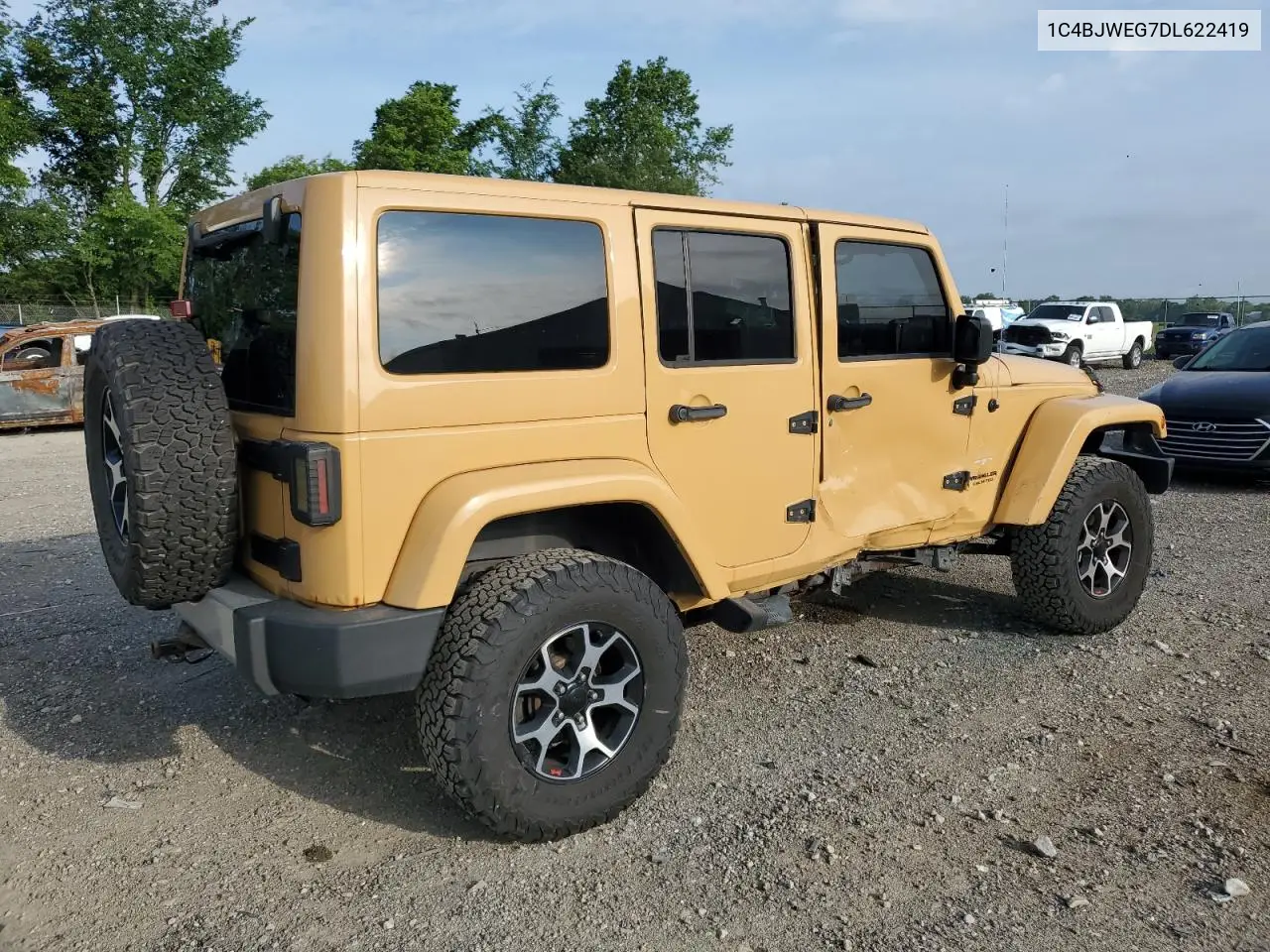 2013 Jeep Wrangler Unlimited Sahara VIN: 1C4BJWEG7DL622419 Lot: 62867955