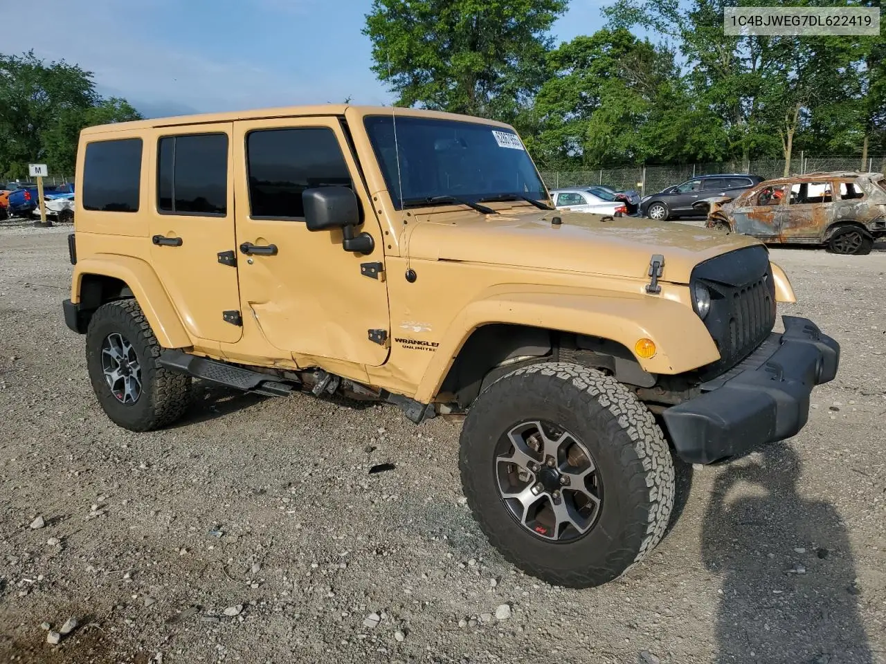 2013 Jeep Wrangler Unlimited Sahara VIN: 1C4BJWEG7DL622419 Lot: 62867955
