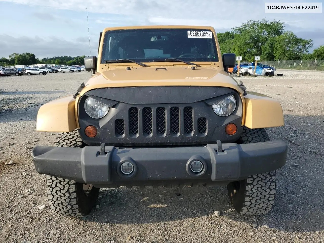 2013 Jeep Wrangler Unlimited Sahara VIN: 1C4BJWEG7DL622419 Lot: 62867955