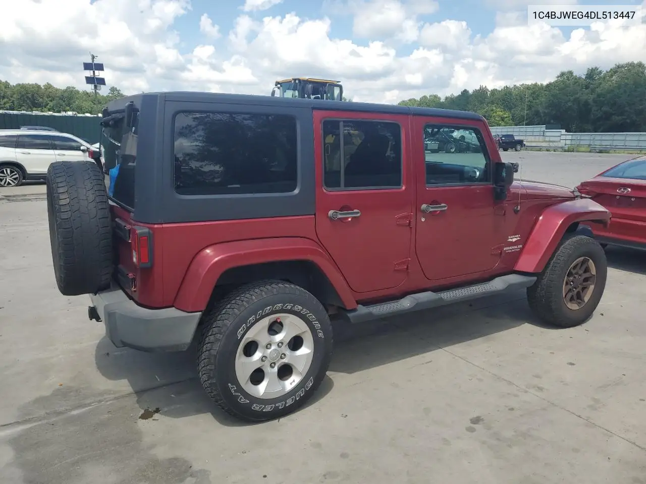 2013 Jeep Wrangler Unlimited Sahara VIN: 1C4BJWEG4DL513447 Lot: 62987595