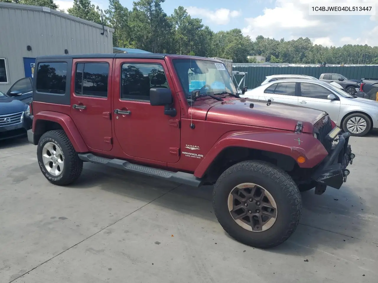 2013 Jeep Wrangler Unlimited Sahara VIN: 1C4BJWEG4DL513447 Lot: 62987595