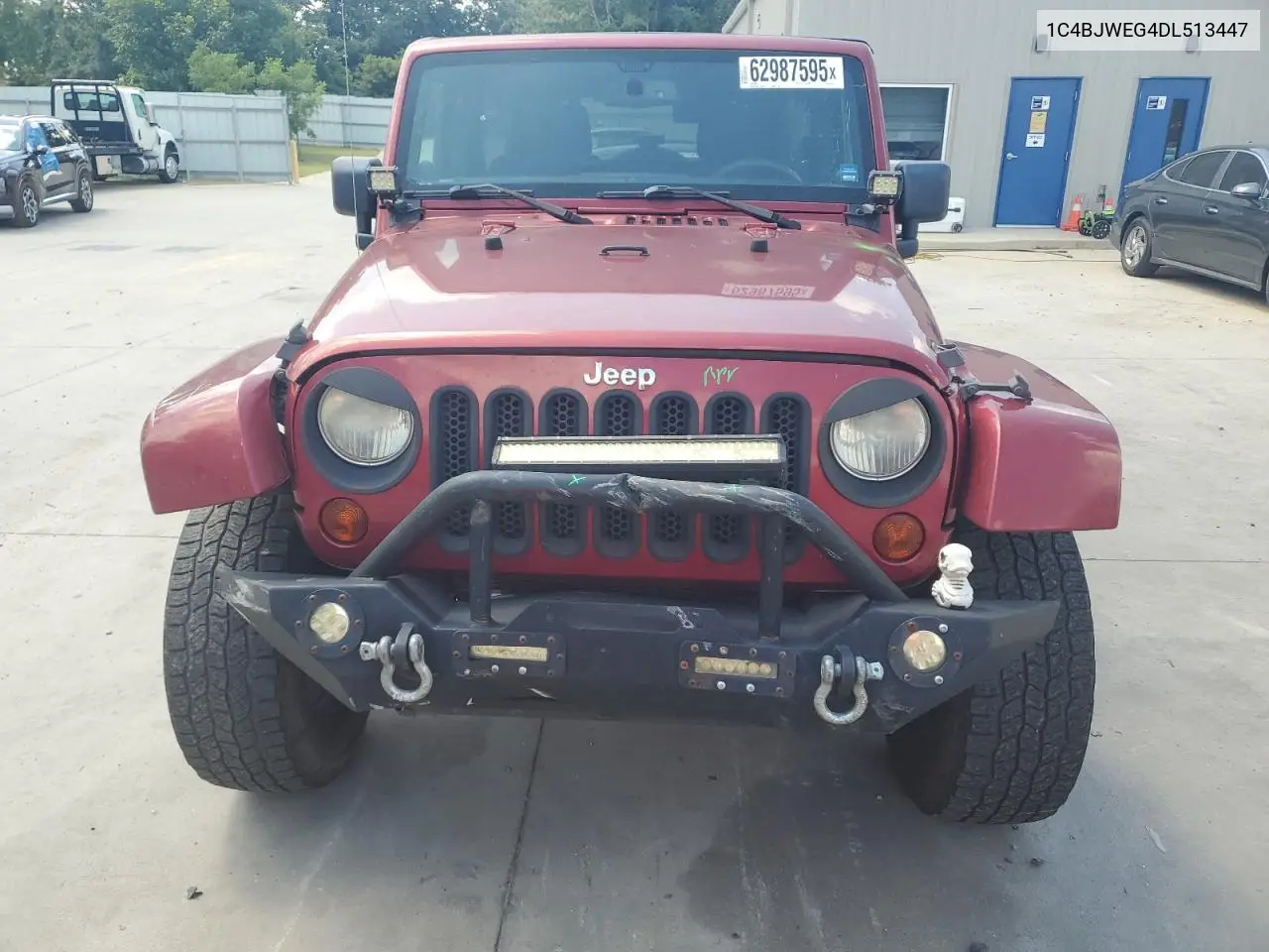 2013 Jeep Wrangler Unlimited Sahara VIN: 1C4BJWEG4DL513447 Lot: 62987595