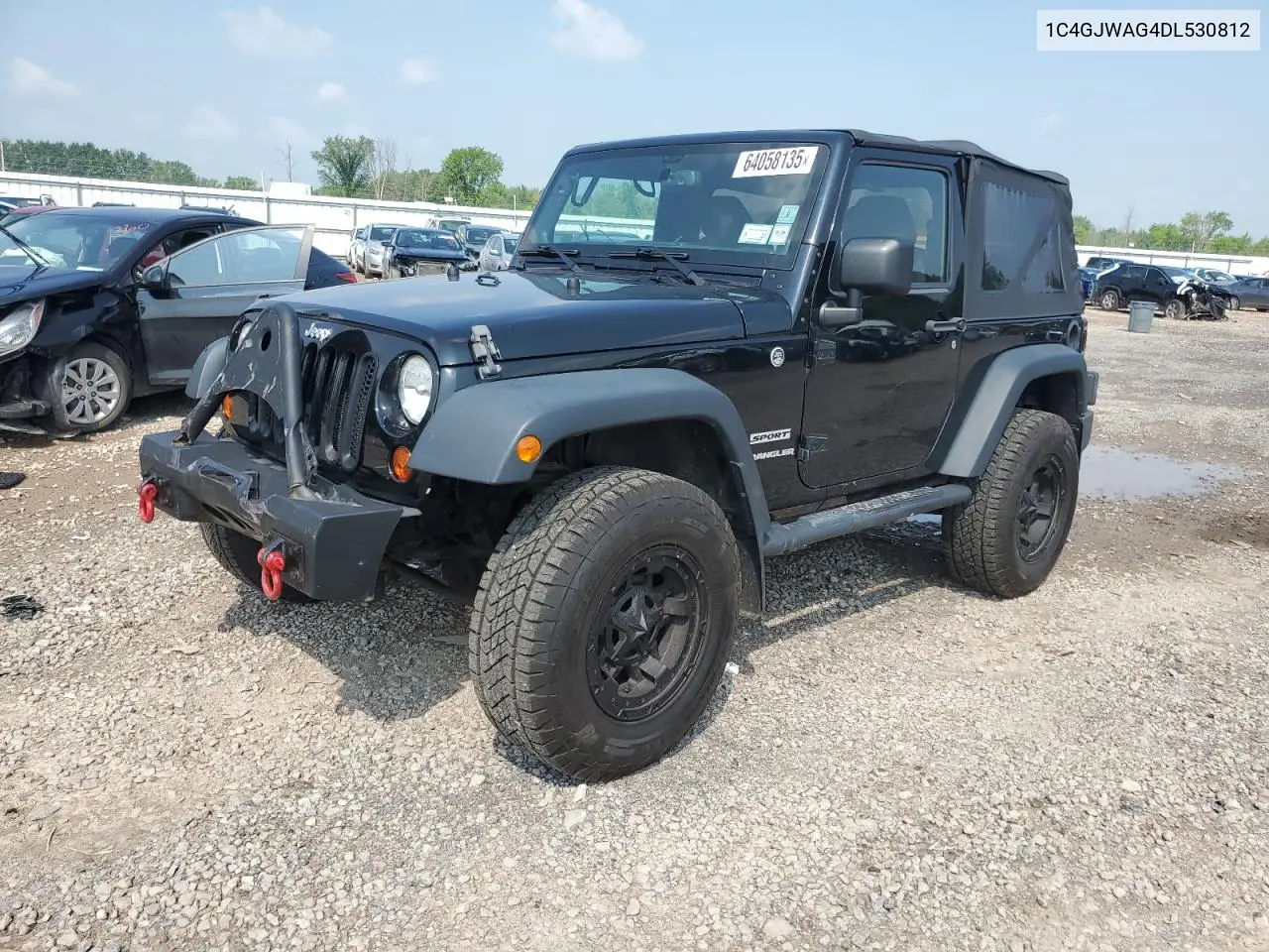 2013 Jeep Wrangler Sport VIN: 1C4GJWAG4DL530812 Lot: 64058135