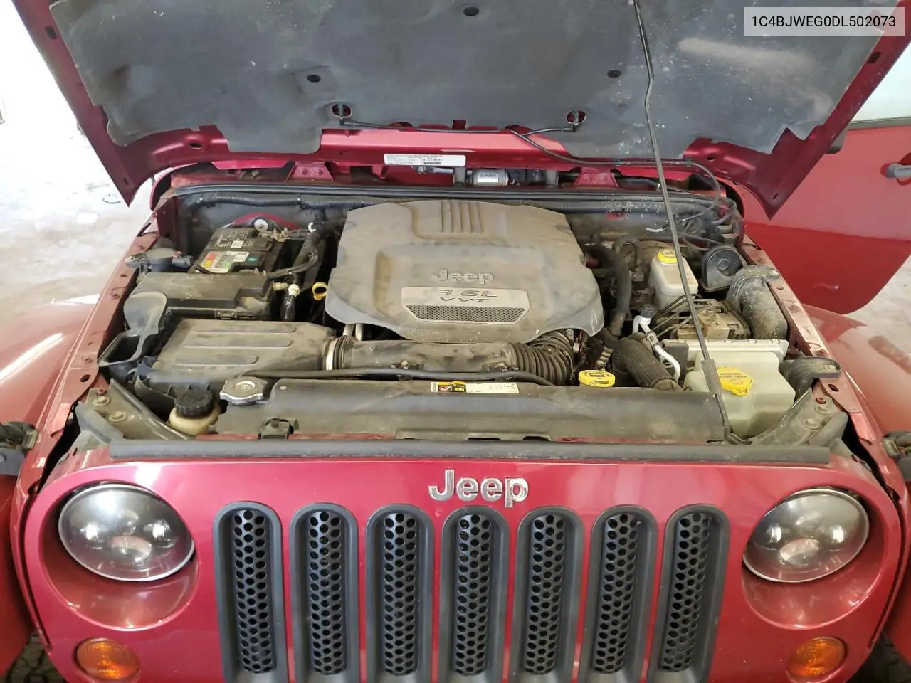 1C4BJWEG0DL502073 2013 Jeep Wrangler Unlimited Sahara