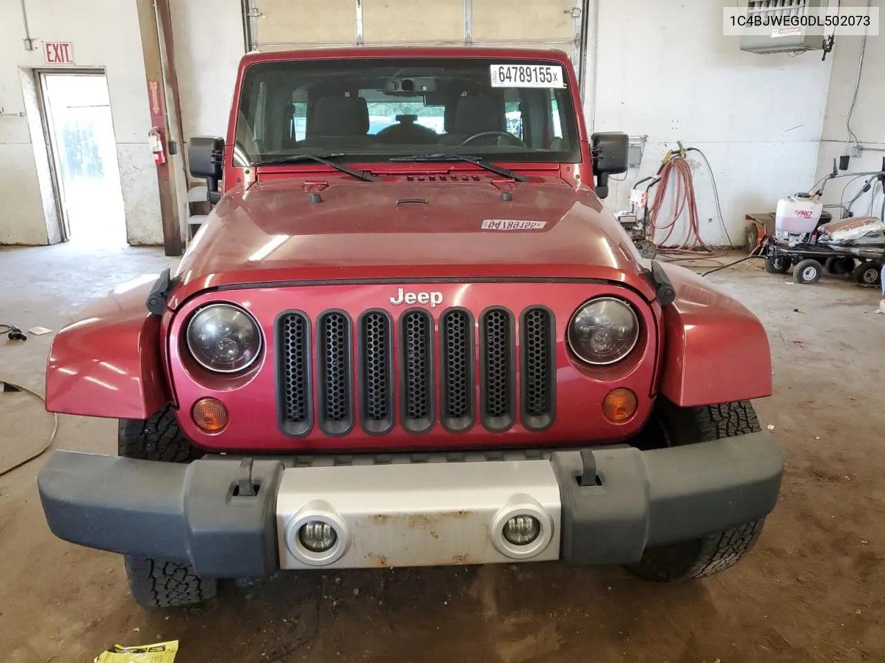 1C4BJWEG0DL502073 2013 Jeep Wrangler Unlimited Sahara