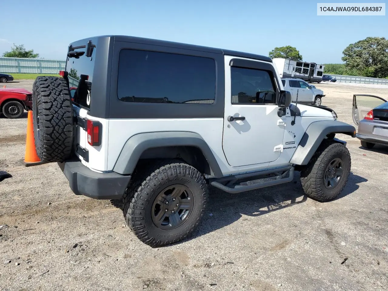 2013 Jeep Wrangler Sport VIN: 1C4AJWAG9DL684387 Lot: 66031825