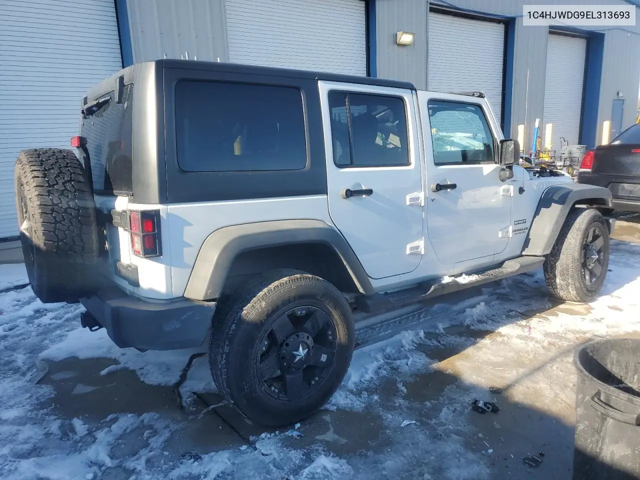 2014 Jeep Wrangler Unlimited Sport VIN: 1C4HJWDG9EL313693 Lot: 46152145