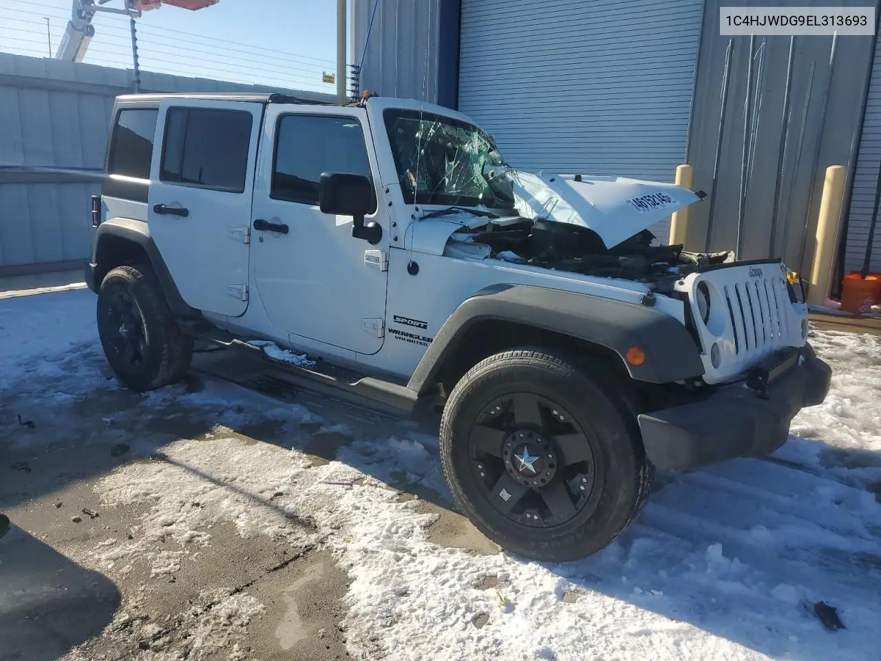 2014 Jeep Wrangler Unlimited Sport VIN: 1C4HJWDG9EL313693 Lot: 46152145
